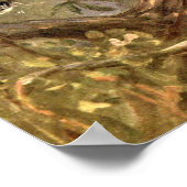 Poster Léopard Cloudé par CE Swan, Animaux Sauvages Vinta (Coin)