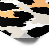 Poster léopard couleur motif sauvage sans soudure (Coin)