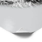 Poster Leopard De Neige À Main (Coin)