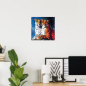 Poster Leopard Duo (Bureau à domicile)
