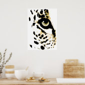 Poster Leopard Eyes - Pop Art Wild Animaux (Cuisine)