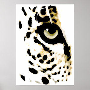 Poster leopard Eyes - Pop Art Wilde Dieren