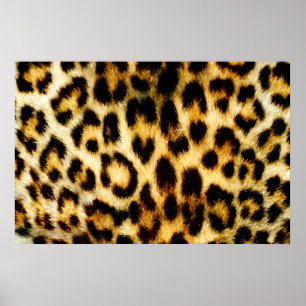 Poster Leopard Fur