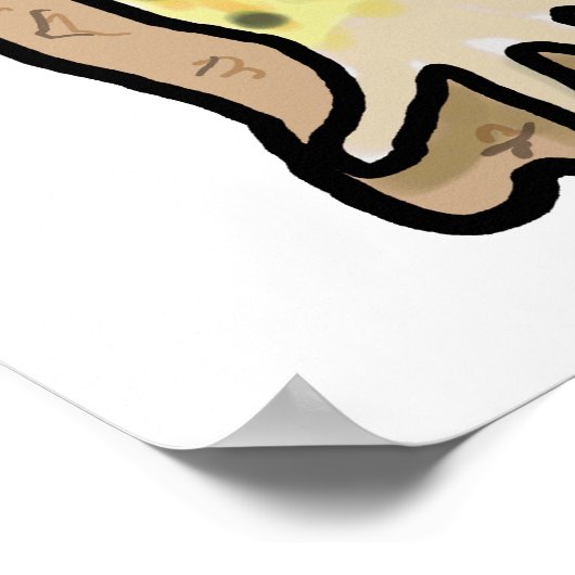 Poster Leopard Gecko (Coin)