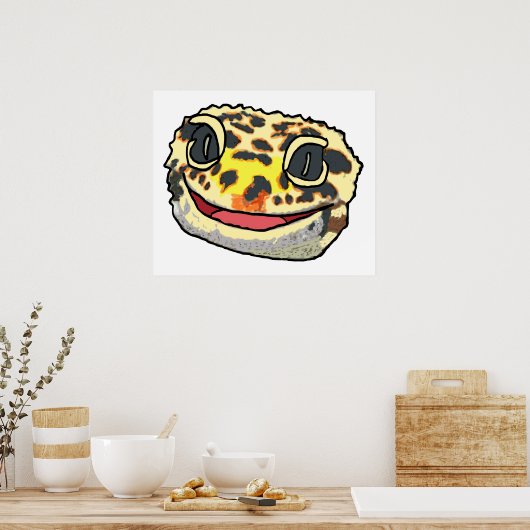Poster Leopard Gecko (Cuisine)
