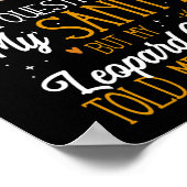 Poster Leopard Gecko Parfois Je Remets En Question Mon Sa (Coin)