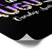Poster Leopard Go Purple en août (Coin)