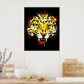 Poster Leopard Imprimer - Posters Leopard - Gros C (Cuisine)