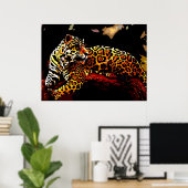 Poster Leopard Imprimer - Posters Wild Cats Imprim (Bureau à domicile)
