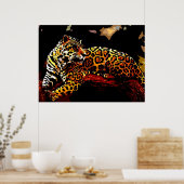Poster Leopard Imprimer - Posters Wild Cats Imprim (Cuisine)