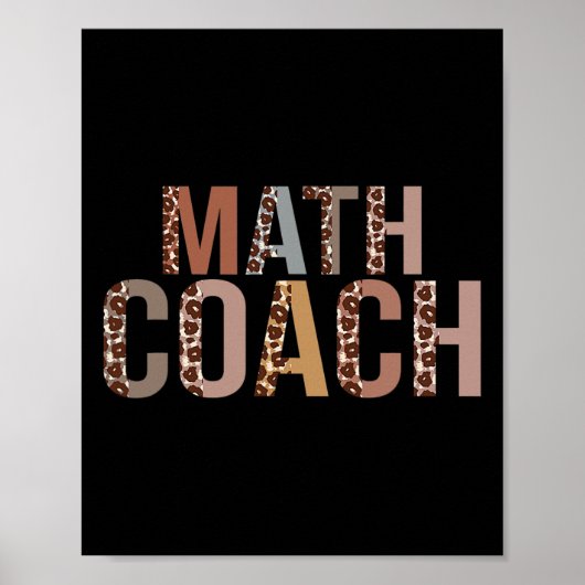 Poster Leopard Math Fournitures d'entraîneurs S'Amuser Re (Devant)