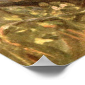 Poster Leopard nuageux par CE Swan, Animaux sauvages Vint (Coin)