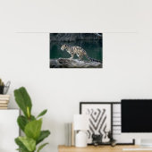 Poster Léopard obscurci (Bureau à domicile)