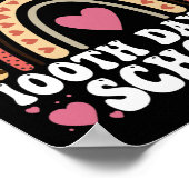 Poster Leopard Rainbow Happy 100th Day School Cute 100 Da (Coin)