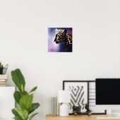 Poster Léopard sombre   (Bureau à domicile)