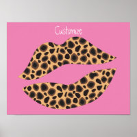 Leopard Spots Lipstick Kiss