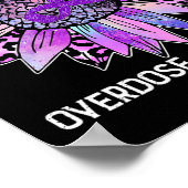 Poster Leopard Tournesol Mois de sensibilisation à l'over (Coin)