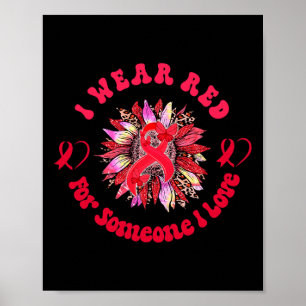 Poster léopard tournesol sang cancer vêtements de sensibi