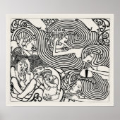 Poster L'épave de Jan Toorop (Devant)