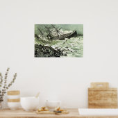 Poster L'épave de l'Atlantique - 1873 (Cuisine)