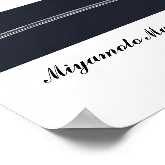 Poster L'épée de Miyamoto Musashi (Coin)