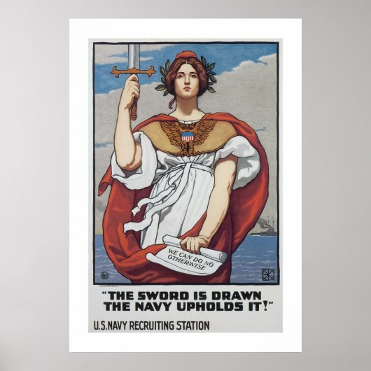 Poster L'épée est tirée, la marine l'emporte (Devant)