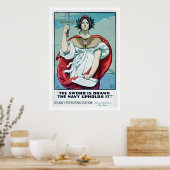 Poster L'épée est tirée - La marine l'emporte (US02303) (Cuisine)