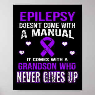 Poster L'Épilepsie Vient Avec Un Petit-Fils Qui Ne Se Lèv