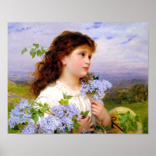 Poster L'époque des beaux-arts Lilacs