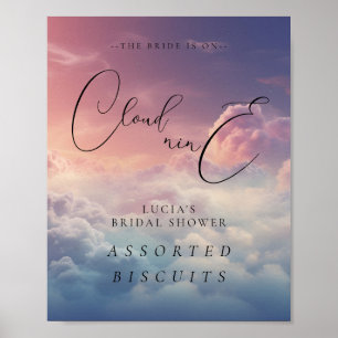 Poster L'Épouse Est Sur Nuage 9 Fête des mariées