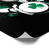 Poster Leprechaun Bowling St. Patrick’s Day Lucky Men Boy (Coin)