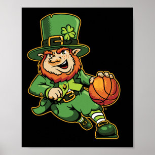 Poster Leprechaun Enfants Bysketbyll Jour de la Saint Pat