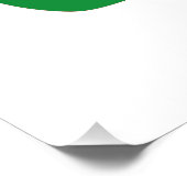 Poster Leprechaun St. Patrick's Day Green Black (Coin)
