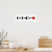 Poster L'équation d'amour pour les hommes (Cuisine)