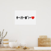 Poster L'équation de l'amour pour les hommes (Cuisine)