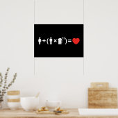 Poster L'équation de l'amour pour les hommes (Cuisine)