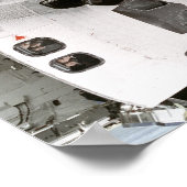 Poster L'équipage d'Atlantis regarde la Station Spatiale  (Coin)