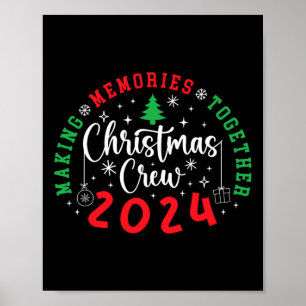 Poster L'équipage de Noël 2024 Rassembler les souvenirs N