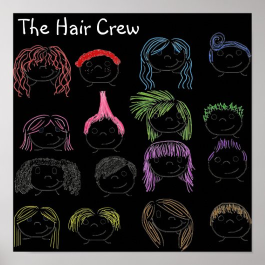 Poster L'Équipage Des Cheveux (Devant)
