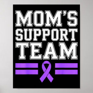 Poster L'équipe de soutien de maman, famille, sensibilisa