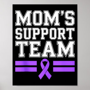 Poster l'équipe de soutien de maman famille sensibilisati