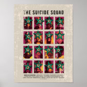 Poster L'équipe du suicide | Édition Starro Squad (Devant)