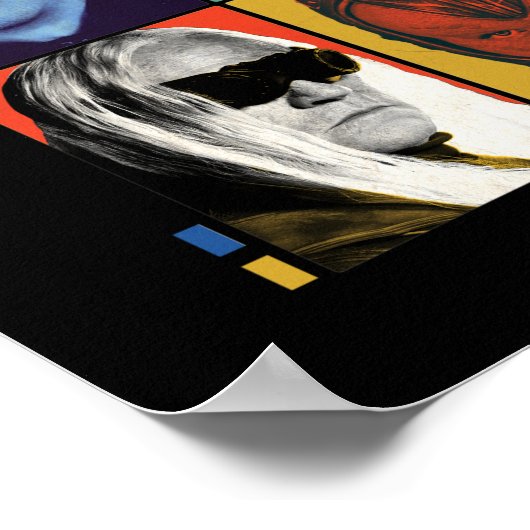 Poster L'équipe du suicide | Grille Rétro Avec Amanda Wal (Coin)