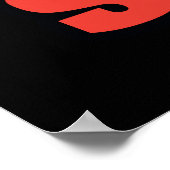 Poster L'équipe du suicide | Logo rouge et noir (Coin)