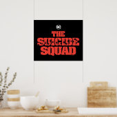 Poster L'équipe du suicide | Logo rouge et noir (Cuisine)