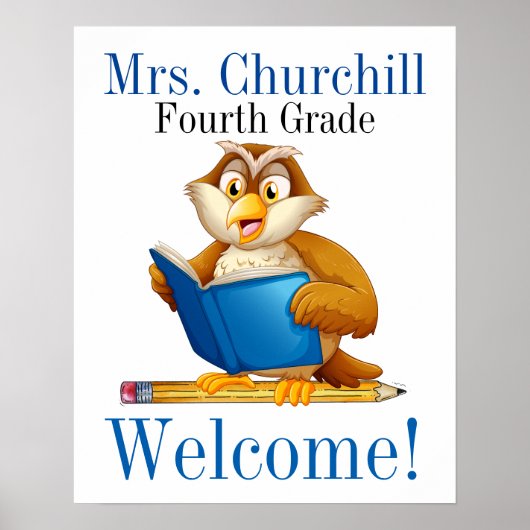 Poster leraar (Voorkant)