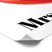 Poster leraar (Hoek)