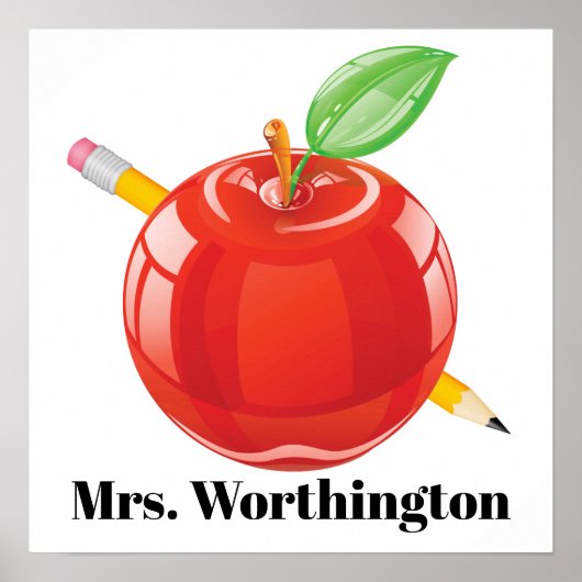 Poster leraar (Voorkant)