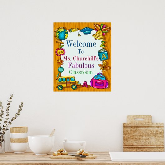 Poster leraar - SRF (Keuken)