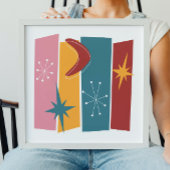 Poster L'Ère Atomique Rectangue Boomerang Starburst Mid M